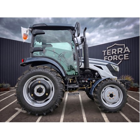 Трактор TERRA FORCE 5504XC із великою кабіною, 50 к.с, повний привід 4х4, Євронавіска, широкі шини, Андроїд планшет